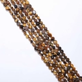 Irregular natural tiger eye stone beads for handmade DIY necklaces and jewelry making - Approx. 45-60 Pcs/Strand / Tiger Eye