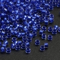 Deep royal blue silver-lined glass seed beads for DIY jewelry and bracelets - 10g/Pack Approx 720 Pieces 2.5mm / Royal Blue Pearl