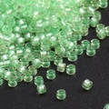 Light green silver-lined glass seed beads for handmade DIY jewelry and craft kits - 10g/Pack Approx 720 Pieces 2.5mm / Light Green Pearl