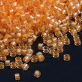 Translucent orange glass seed beads for DIY jewelry and handicraft decorations - 10g/Pack Approx 720 Pieces 2.5mm / Orange Semi-transparent