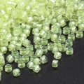Light green silver-lined glass seed beads for DIY jewelry and handmade bracelets - 10g/Pack Approx 720 Pieces 2.5mm / Light Green Silver-lined