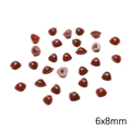 Brown plastic safety noses 6x8mm for DIY handmade doll craft accessories - Coffee (6x8mm)