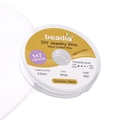 Fil de bijoux DIY en acier inoxydable blanc 0,6mm, longueur 30m et structure 1x7 brins - 0.6mm 30m / Blanc