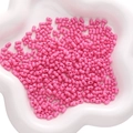 Pink acrylic peanut-shaped twin beads for DIY handmade bracelet jewelry making - 3x6mm 10g/Pack About 260pcs / Deep Pink
