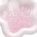 3x6mm translucent light pink acrylic peanut beads for DIY jewelry making and crafts - 3x6mm 10g/Pack About 260pcs / Transparent Pink