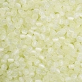 Pale yellow 4mm jelly cat-eye glass beads for DIY jewelry and bracelet making - 10g/Pack, Approx. 150 Beads, 4mm, Hole Approx. 1mm / Light Yellow