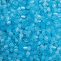 Light blue 4mm jelly cat eye glass beads with silky texture for DIY jewelry making - 10g/Pack, Approx. 150 Beads, 4mm, Hole Approx. 1mm / Dark Blue