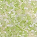 Green and white 4mm cat-eye glass beads for DIY jewelry making and handmade crafts - 10g/Pack, Approx. 150 Beads, 4mm, Hole Approx. 1mm / Pale Green Mix