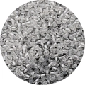 Transparent silver-lined glass seed beads for handmade DIY jewelry bracelets - 2mm Aperture Approx 0.5mm 10g/Pack Approx 900pcs / Silk White