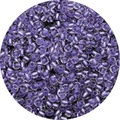 Transparent purple glass seed beads with metallic core for DIY jewelry making - Purple