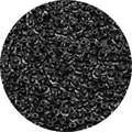 Polished black and transparent 2-3mm glass seed beads for DIY jewelry making - Black