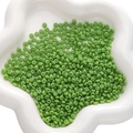 Fruitgroene glazen vliegende schotel kralen voor DIY sieraden en armbanden maken - 2x4mm Gat Ongeveer 1mm / 30 Stuks/Pak / Groen