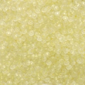 Translucent pale yellow matte glass seed beads for DIY jewelry and necklaces - 10g / Pack Approx 150 Pieces 2x4mm Hole Approx 1mm / Bright Yellow