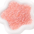 Perles de rocaille rose aurore œil de chat pour bijoux DIY dans un plateau étoile - 4mm (Env. 150 Pcs/Paquet de 10g) / Rose rose