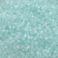 Translucent light blue frosted glass beads for DIY necklaces and handmade bracelets - 10g / Pack Approx 150 Pieces 2x4mm Hole Approx 1mm / Light Blue