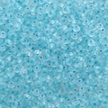 Translucent sky blue frosted glass abacus beads for handmade DIY jewelry making - 10g / Pack Approx 150 Pieces 2x4mm Hole Approx 1mm / Sky Blue