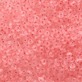 Translucent pink glass seed beads for DIY jewelry making and handmade crafts - 10g / Pack Approx 150 Pieces 2x4mm Hole Approx 1mm / Lip Red
