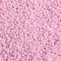 Perles de rocaille rose clair 3/4mm pour bijoux DIY avec finition céramique - 3mm - Environ 500 Pièces (20g/Paquet) / Rose