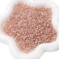 Perles en verre œil de chat rose pastel avec finition aurore pour la création de bijoux - 4mm (Env. 150 Pcs/Paquet de 10g) / Rose Papillon