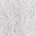 Perles de rocaille en verre blanc 3-4mm avec éclat nacré pour bijoux DIY - Blanc - Couleur Naturelle Huilée