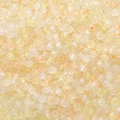 Translucent cream and pastel glass abacus beads for DIY necklace and bracelet jewelry making - 10g / Pack Approx 150 Pieces 2x4mm Hole Approx 1mm / Ice Yellow