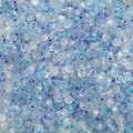 Translucent blue glass abacus beads for handmade DIY jewelry making and necklaces - 10g / Pack Approx 150 Pieces 2x4mm Hole Approx 1mm / Ice Blue