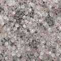 Frosted translucent white glass seed beads with silver inner lining for DIY jewelry - 10g / Pack Approx 150 Pieces 2x4mm Hole Approx 1mm / Ice Gray