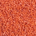 Perles de rocaille en verre poli 3-4mm de couleur orange-rouge vif pour bijoux DIY - Rouge Orangé - Couleur Naturelle Huilée
