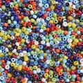 Perles de rocaille multicolores 3mm-4mm pour bracelets et colliers DIY faits main - 3mm - Environ 500 Pièces (50g/Paquet) / Couleurs Mélangées Aléatoires