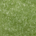 Translucent light green 2x4mm seed beads for DIY jewelry and beaded necklaces - 10g/Bag (Approx. 150 Pcs) / Grass Green