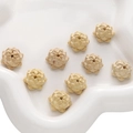 Handgesneden houten lotus kralen voor DIY sieraden maken en armband accessoires - Lotus