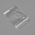 100 transparente PE-Schmuckbeutel mit Druckverschluss und Aufhängeloch für Ohrringe - 6cm x 8cm (ca. 100 Stück/Packung)