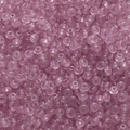 Translucent light purple glass abacus beads for handmade DIY jewelry making necklaces - 10g/Bag (Approx. 150 Pcs) / Balsam Purple
