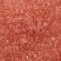 Translucent peach pink glass abacus beads for handmade DIY jewelry bracelets - 10g/Bag (Approx. 150 Pcs) / Southern Red Agate