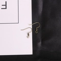 DIY jewelry making kit featuring antique bronze ear hooks with coil and loop details - 20x22mm (200 Pieces/Pack) / Antique Bronze