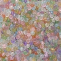 Mix of 2x4mm translucent abacus beads in pastel candy colors for DIY jewelry crafts - 10g / Pack Approx 150 Pieces 2x4mm Hole Approx 1mm / Random Mix No. 2