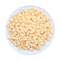 Cuentas cilíndricas de acrílico crema para creación de joyas DIY y pulseras a mano - Blanco Roto