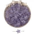 Διαφανείς μωβ χάντρες αστερίας 15x14mm για DIY κατασκευή κοσμημάτων και αξεσουάρ - 10 Τεμάχια/Συσκευασία (15x14mm) / Γκρι Μοβ