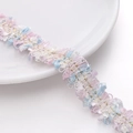 Geplooide kantafwerking in macaronkleuren met goudraad voor doe-het-zelf handwerk - 1 Yard/Pack (ca. 0,9m) / Lichtblauw Paars (2 Lijnen Goud 2cm)