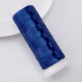 Fil à coudre en polyester bleu marine brillant pour broderie et bijoux DIY - Environ 1200m 1 Rouleau/Paquet / Bleu Royal