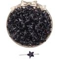 Perla di vetro a forma di stella marina viola traslucido per gioielli fai-da-te - 10 Pezzi/Confezione (15x14mm) / Blu Scuro Viola