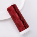 Deep red polyester silk embroidery thread for DIY hairpins and sewing accessories - Approx 1200m 1 Roll/Pack / Burgundy