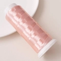 Hilo de bordar rosa de poliéster brillante para joyas DIY y horquillas hechas a mano - Aprox 1200m / Rollo / Rosa 1