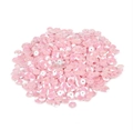 Lentejuelas redondas rosa claro iridiscentes de 6mm con agujero para manualidades - 6mm / 20g/Paquete / Rosa Holográfico