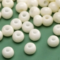 Perline di vetro beige 2-4mm per la creazione di gioielli fai da te e artigianato - Beige Caldo (Stile 04) / 3mm (Foro circa 0,8mm) 10g/Confezione circa 220 Pcs