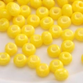 Perles de verre orange-jaune 2-4mm avec texture marbrée pour la création de bijoux DIY - Modèle #05