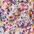 Colorful heart shaped macaron beads in matte and pearl finishes for DIY crafts - Heart Style / 3mm (Approx. 300 Pieces/Pack) / Random Mixed Colors