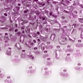 Perline di vetro viola 2-4mm per braccialetti fai-da-te e accessori per gioielli - Stile 19-Lavanda Anima Viola