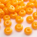 Perles de rocaille en verre orange vif 2-4mm pour la création de bracelets et bijoux DIY - Style #26