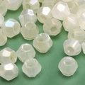 2-4mm beige facettierte Glasperlen mit Perlglanz-Finish für DIY-Schmuckherstellung - Irisierende Perlmutt Facettierte (Stil 30)